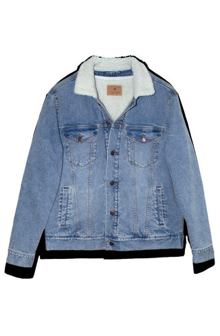 Signature Unisex Sherpa Lined Denim Jacket